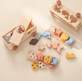 AldenCorner™ Wooden Montessori Bandstand and Toy Set