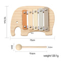 Montessori Wooden 5 Tones Multicolor Xylophone Wood Musical Instrument Toys for Baby Kids Puzzles Early Learning Games Baby Gift