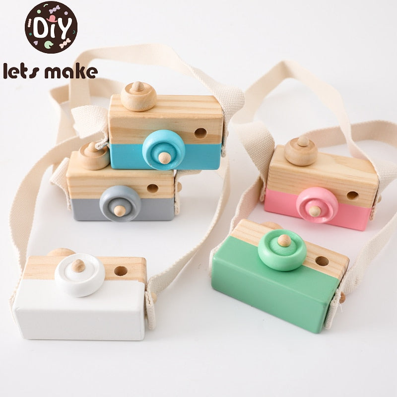 Wooden Kaleidoscope Camera Toy