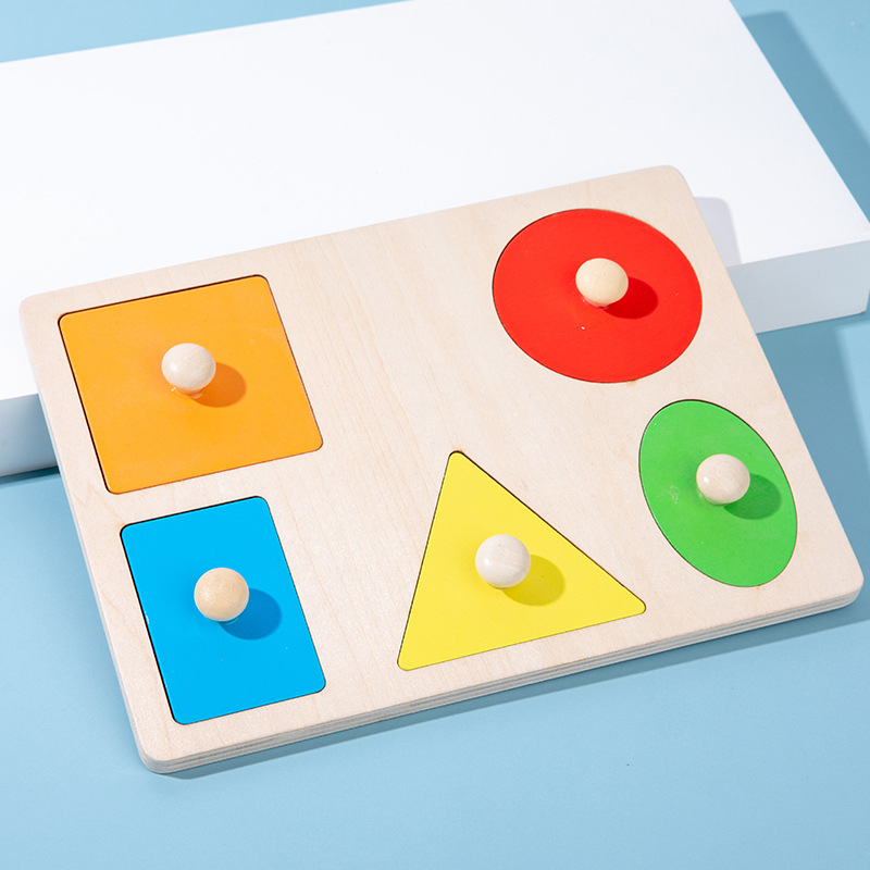Montessori Geometric Shape Puzzle Board