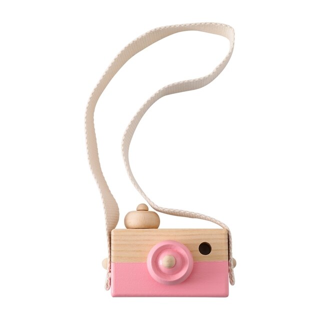 Wooden Kaleidoscope Camera Toy