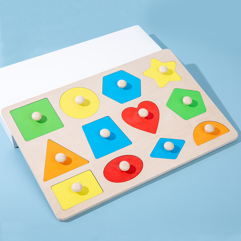 Montessori Geometric Shape Puzzle Board