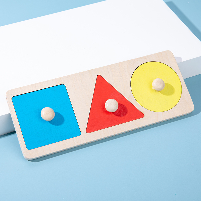 Montessori Geometric Shape Puzzle Board